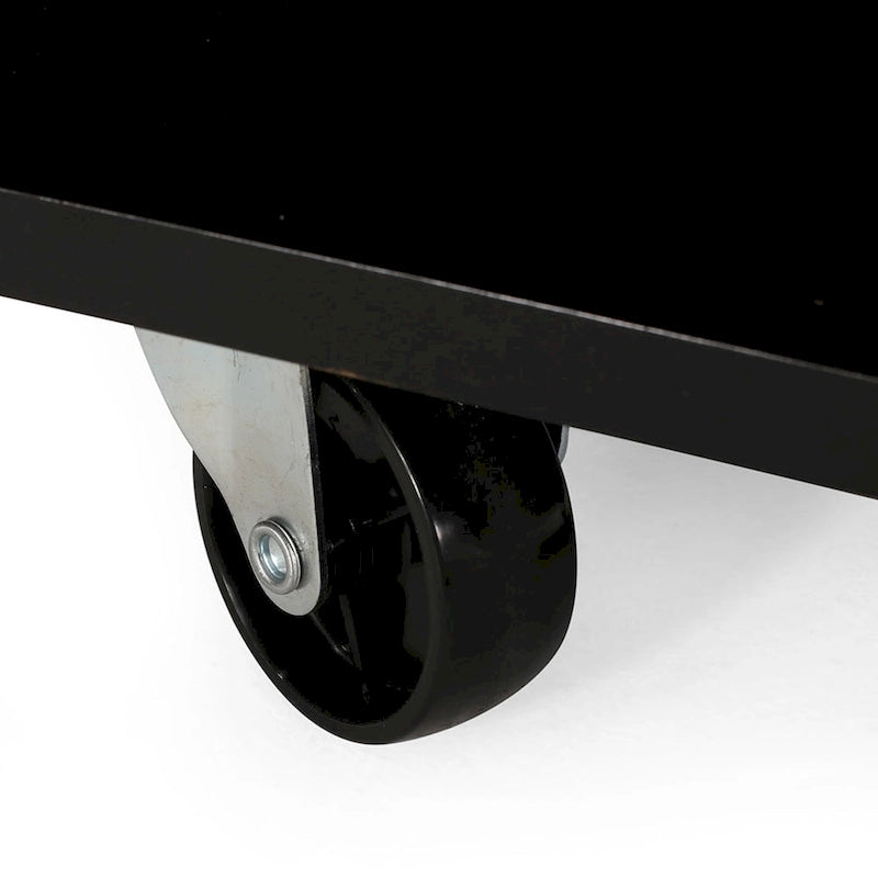 31.5-Inch Rolling Kitchen Island with 2 Drawers and 3 Shelves