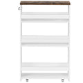4-Tier Rolling Storage Cart with Handle