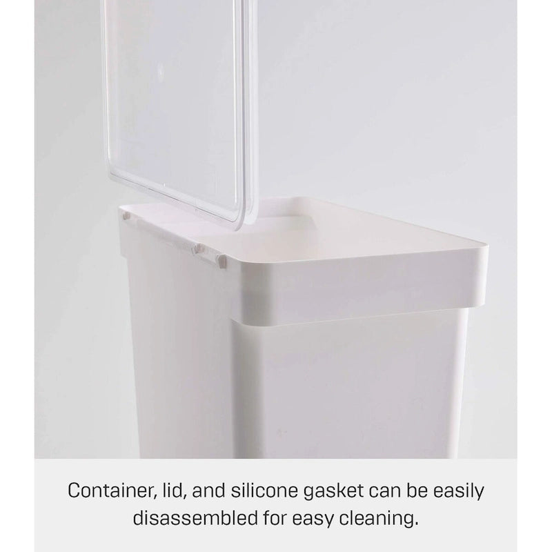 Rolling Airtight Pet Food Storage Container with Measuring Cup