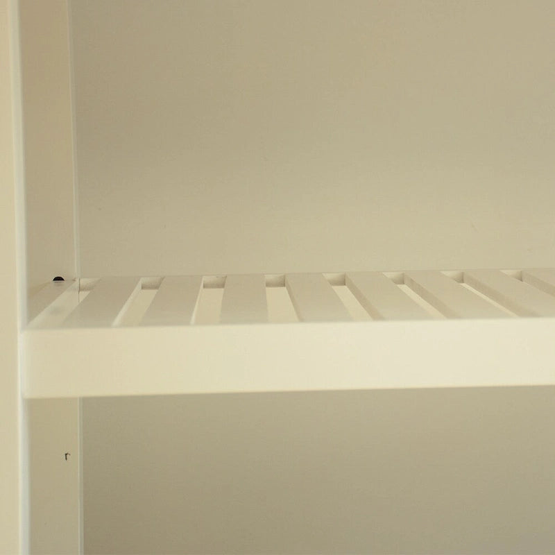 MDF Kitchen Island Cart with Storage and Lockable Wheels